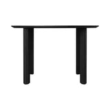 Comfort Circle Dining Table: Ripples + Black Oak