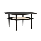 Together Coffee Table: Square + Black Oak