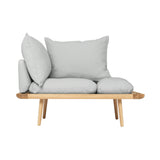 Lounge Around 1.5 Seater Sofa: Oak + With Sterling Cushion