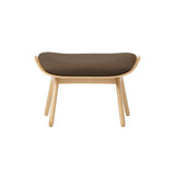 The Reader Ottoman:  Oak + Mocca