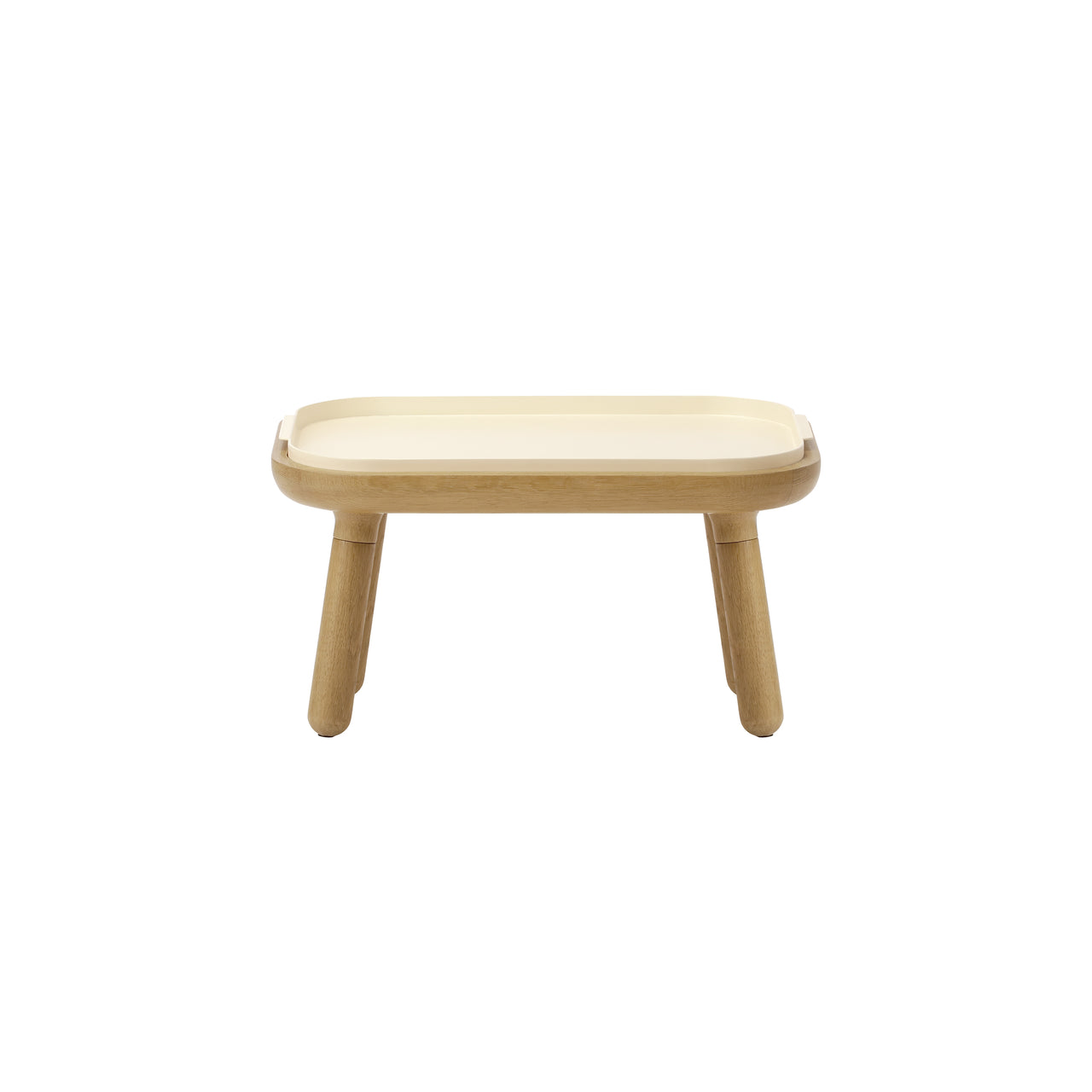 Paff Table: Low + Pearl White