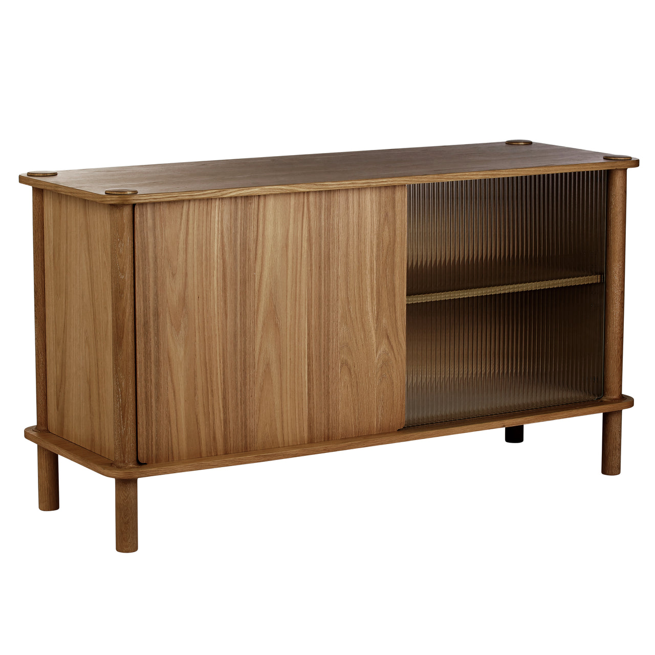 Italic Sideboard: Glass: Dark Oak