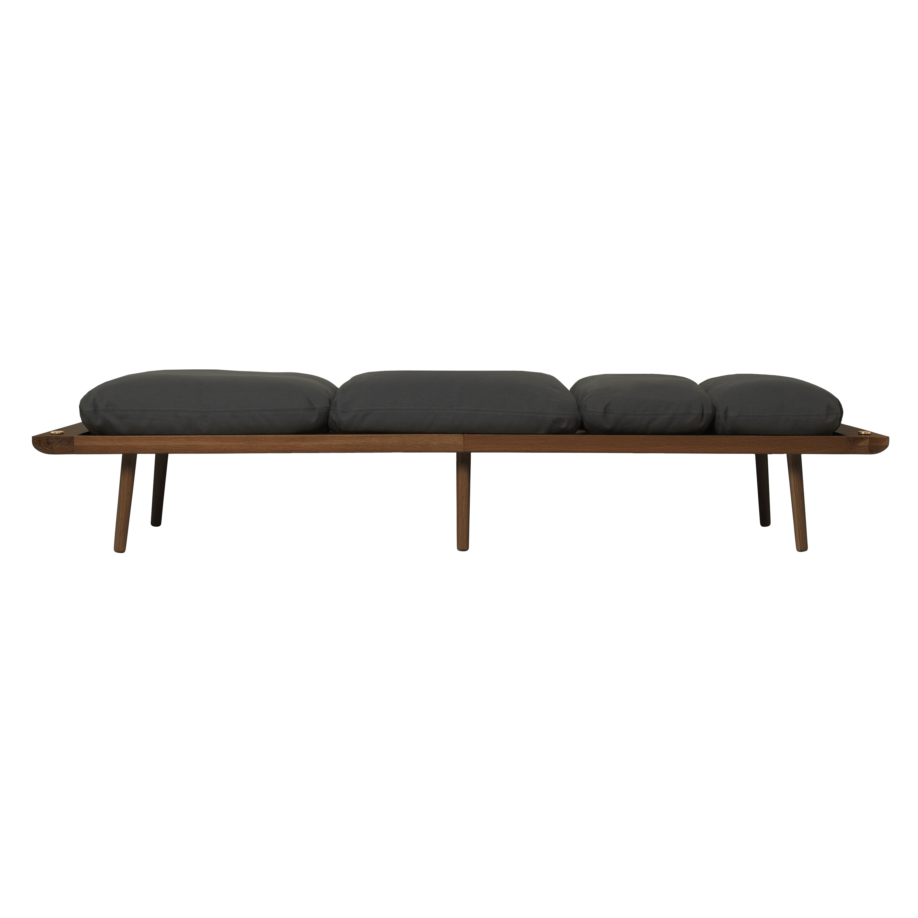 Lounge Around Daybed: Dark Oak + With Shadow Cushion