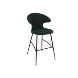 Time Flies Bar Stool: Black + calm seas