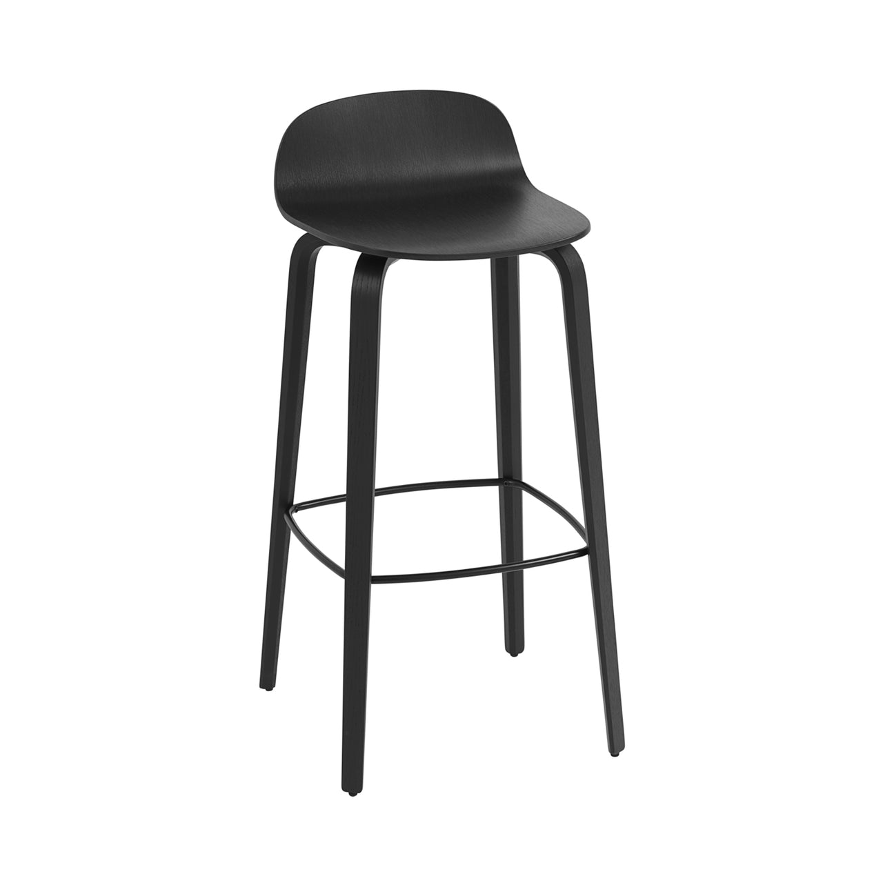 Visu Bar Stool: Black