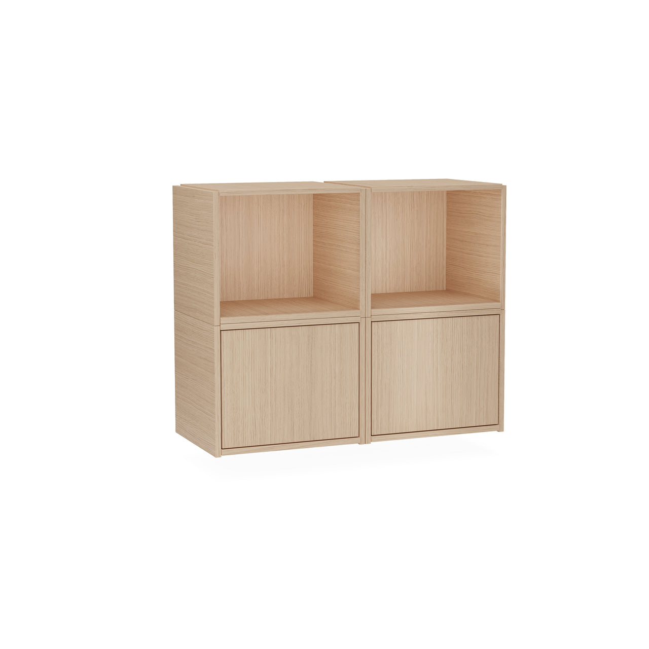 Bricks Shelving Systems: System C + Oak