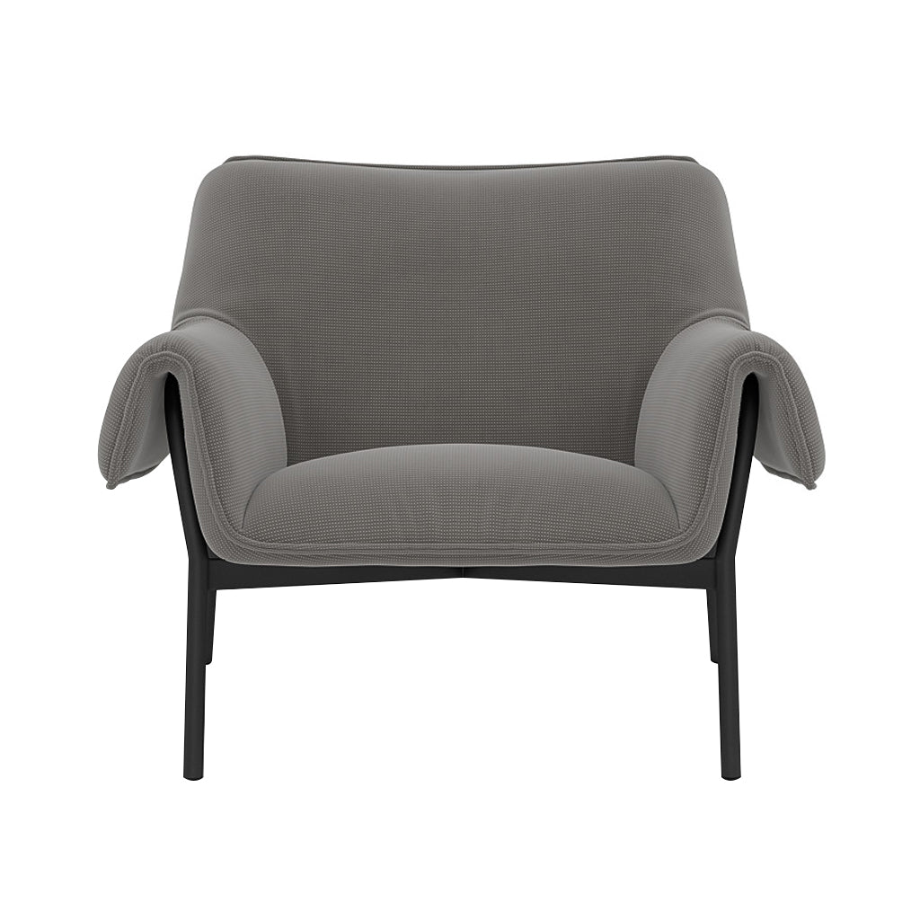 Wrap Lounge Chair: Black + Sabi 151