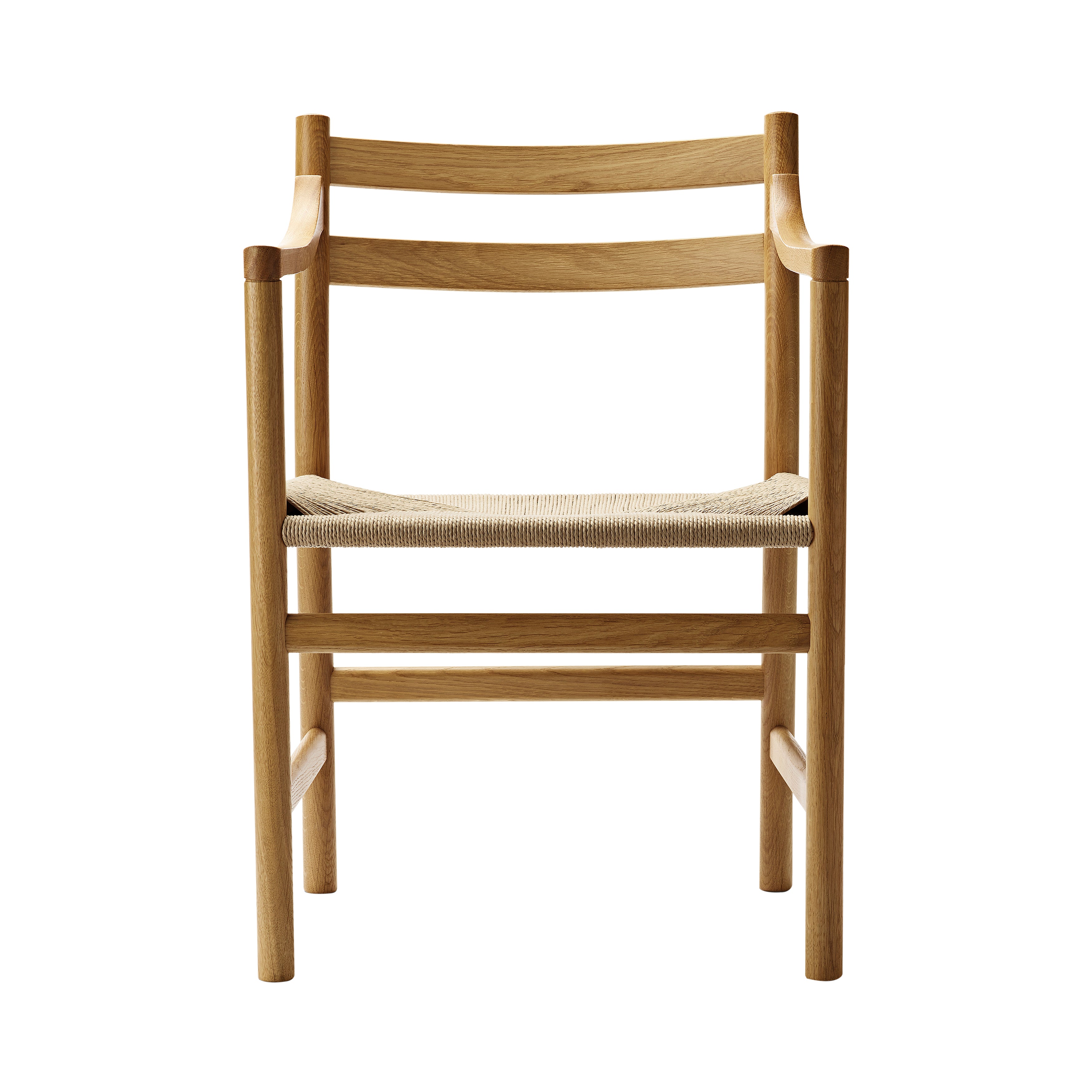 CH46 Armchair: Natural + Oiled Oak