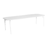 Week-End Rectangular Dining Table: White