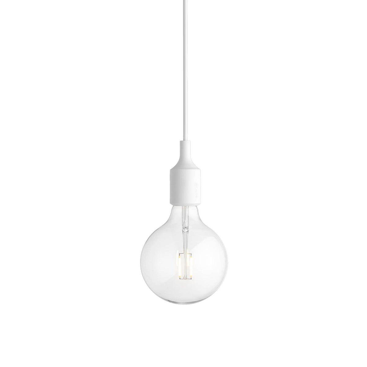 E27 Pendant Lamp: White