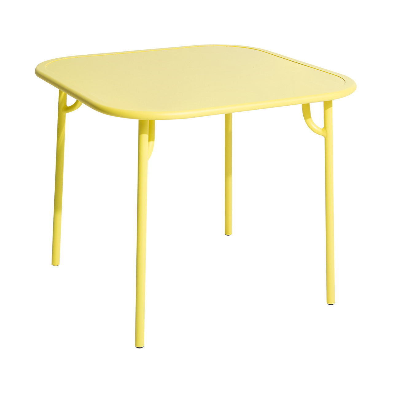 Week-End Square Dining Table: Yellow