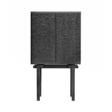 Kiam Cabinet A: Bar-Fitted + Black Maple