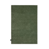 Classic Minimum Raised Pattern Rug: Small + Moss