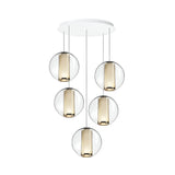 Bel Occhio Chandelier: 5 + White