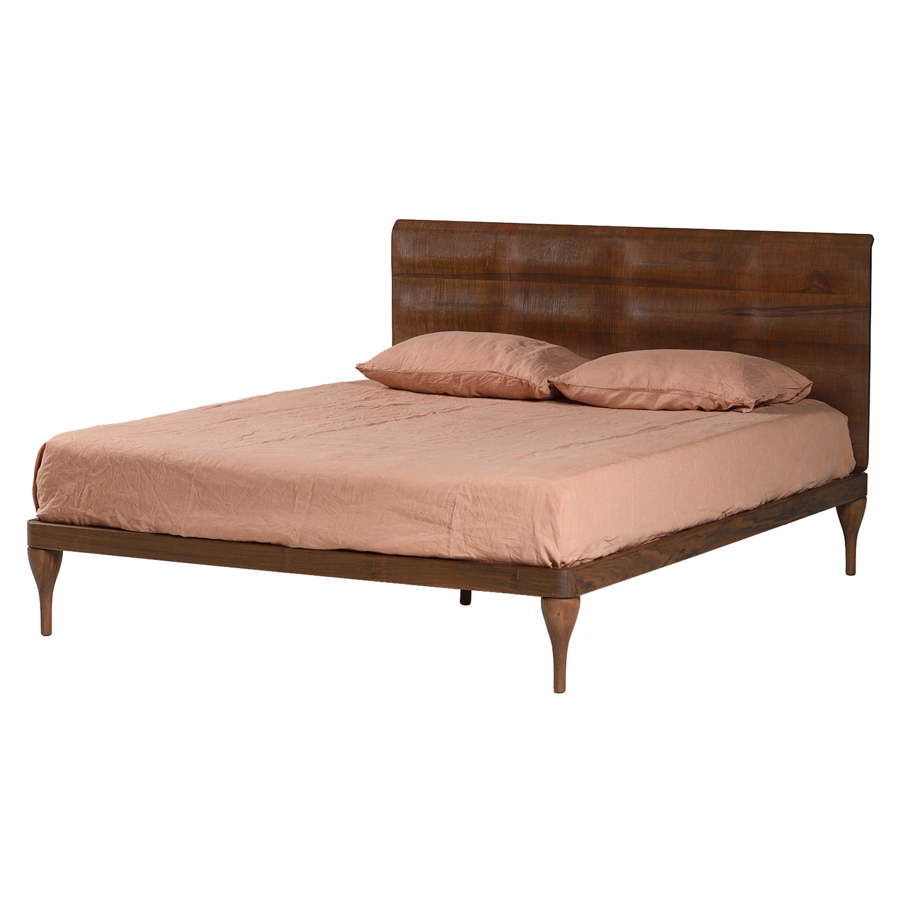 Divan Bed: Oiled Walnut