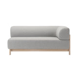 Elephant 2 Seater Sofa Corner: Left Arm + Pale Natural