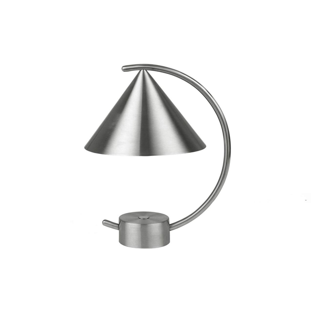 Meridian Lamp: Brushed Steel