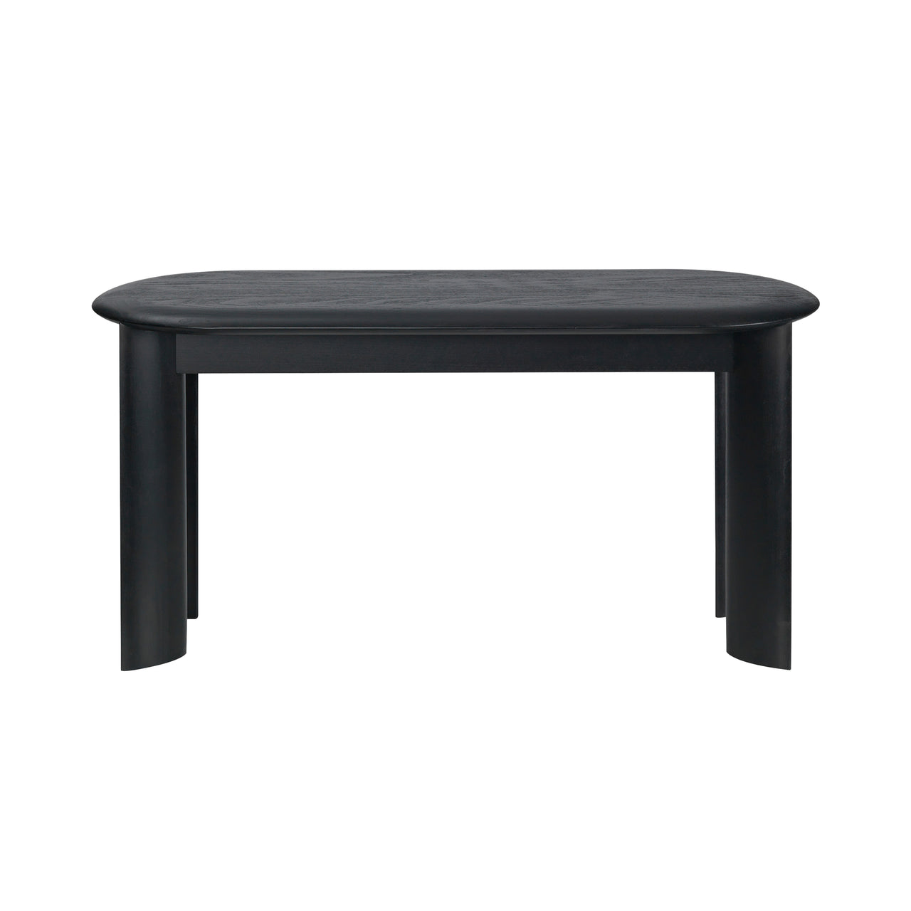 Bevel Bench: Black Oiled Beech