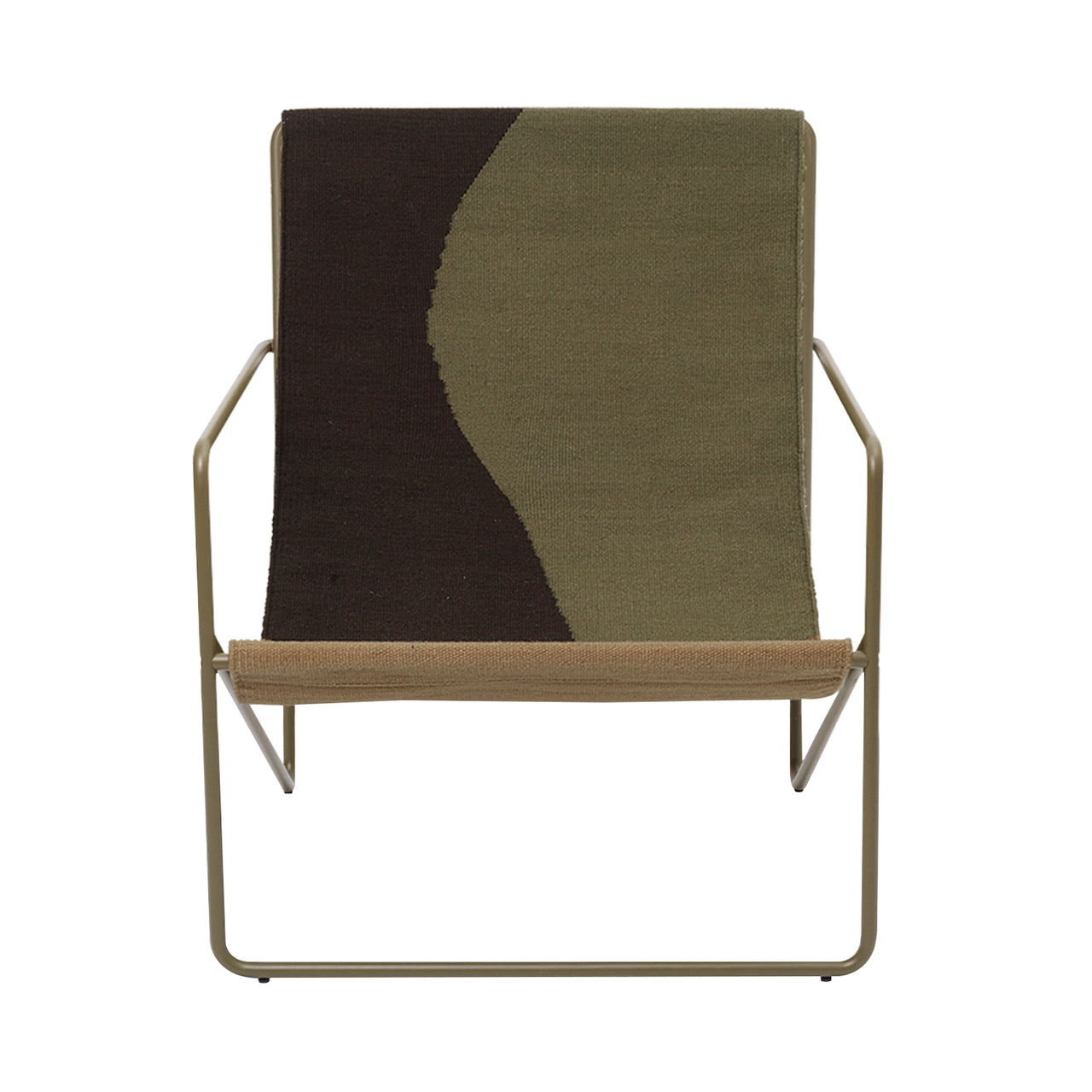 Desert Lounge Chair: Dune + Olive