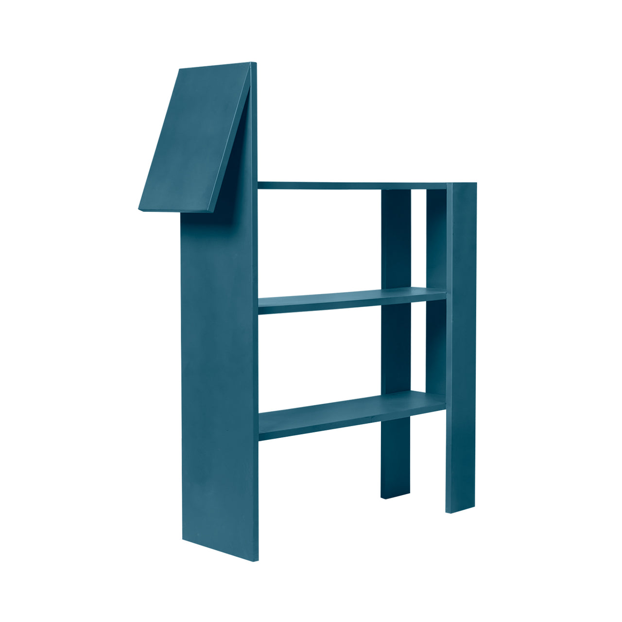 Horse Bookcase: Dark Blue