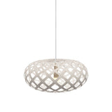 Kina Pendant Light: Small + White + White