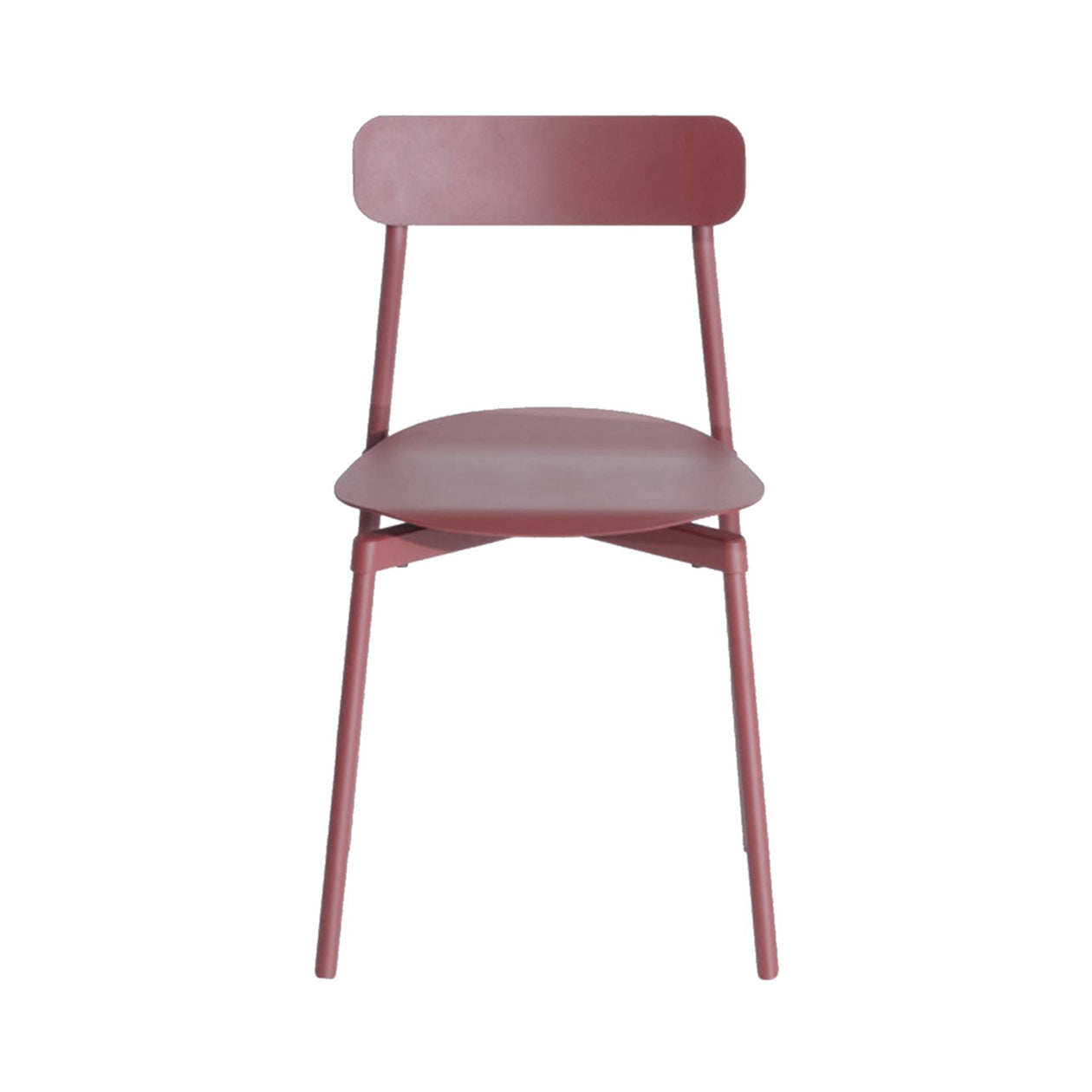 Fromme Chair: Set of 2 + Brown Red