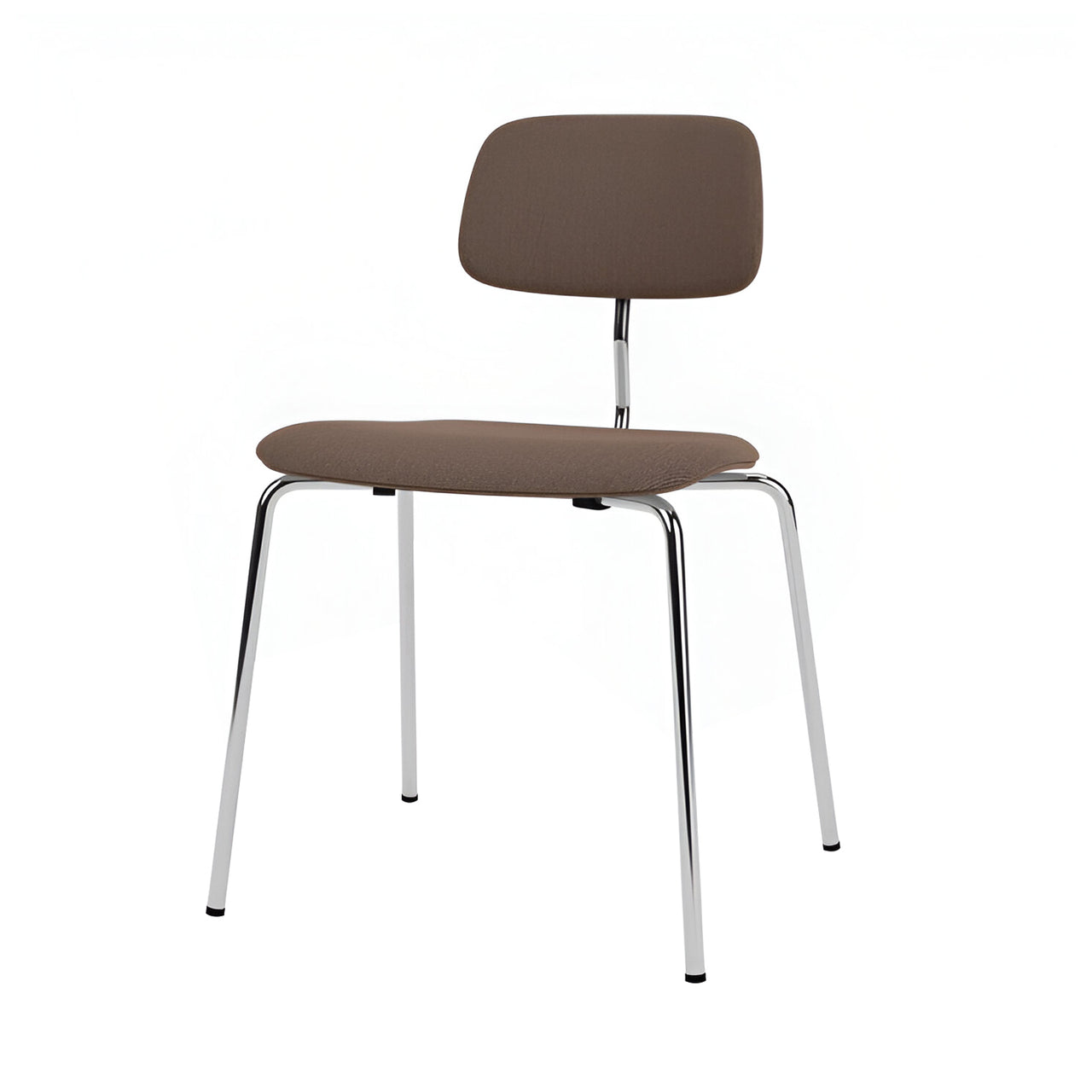 Kevi Chair 2060: Fully Upholstered + Polished Chrome