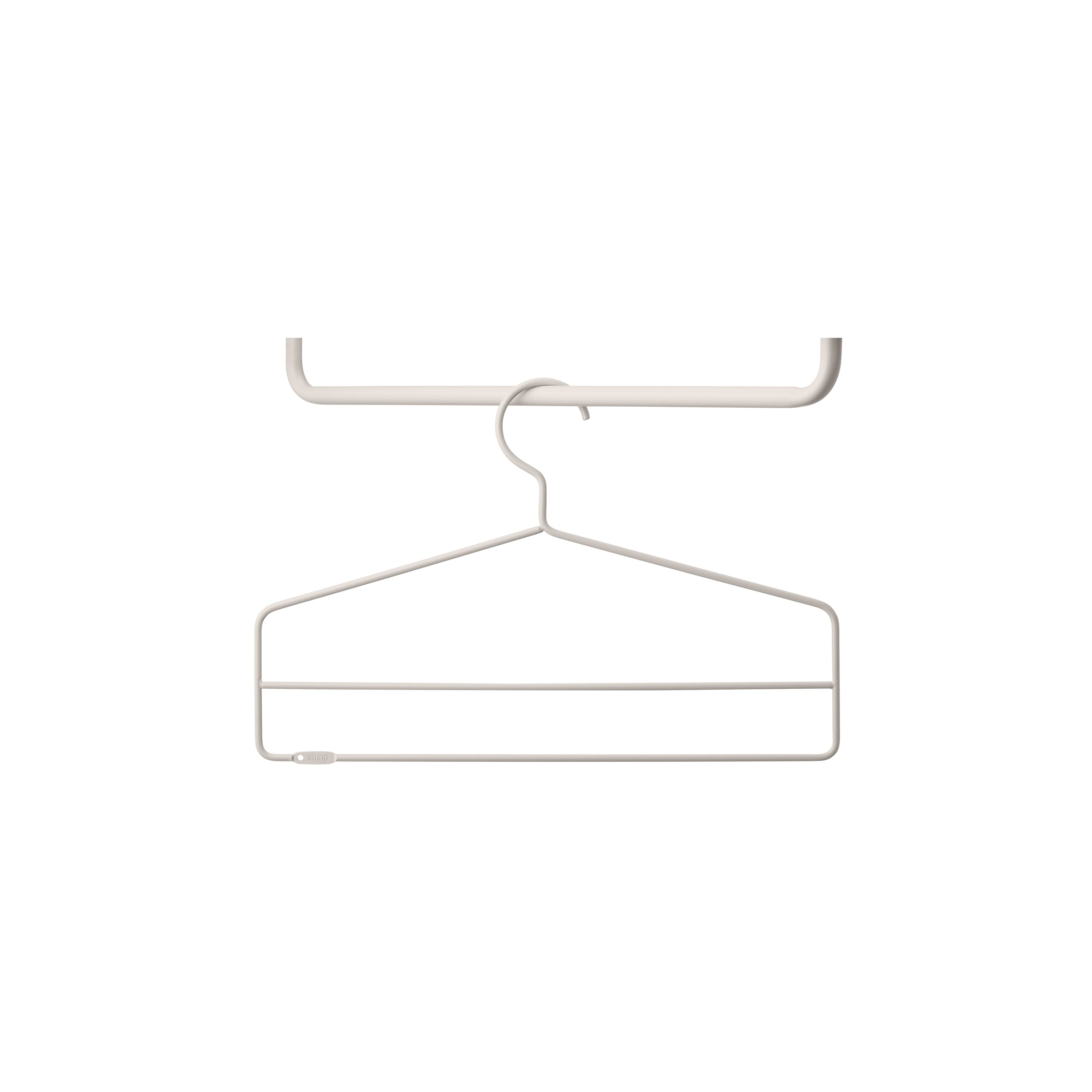 String System: Coat Hanger + Set of 4 + Beige