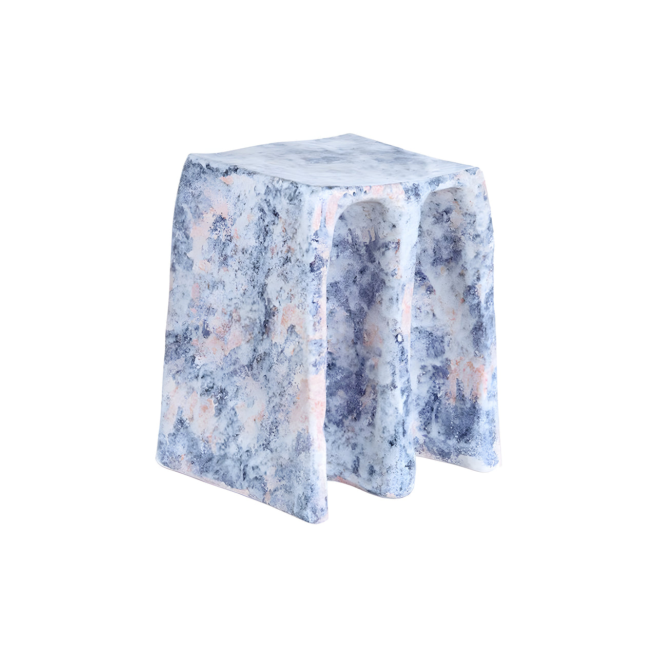 Chouchou Stool: Marble White