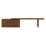 Velasca Extensible: Composition 1 + Walnut Stained Oak + Walnut Stained Oak