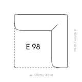 In Situ Modular Sofa: Modules + Corner