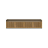 Stockholm STH404 Technic Sideboard: Composition 1 + Super-Matt Oak + Anodized Aluminum Bronze + Black