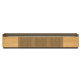 Stockholm STH504 Technic Sideboard: Composition 1 + Super-Matt Oak + Anodized Aluminum Bronze + Black