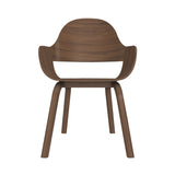 Showtime Nude Chair: Walnut + Walnut