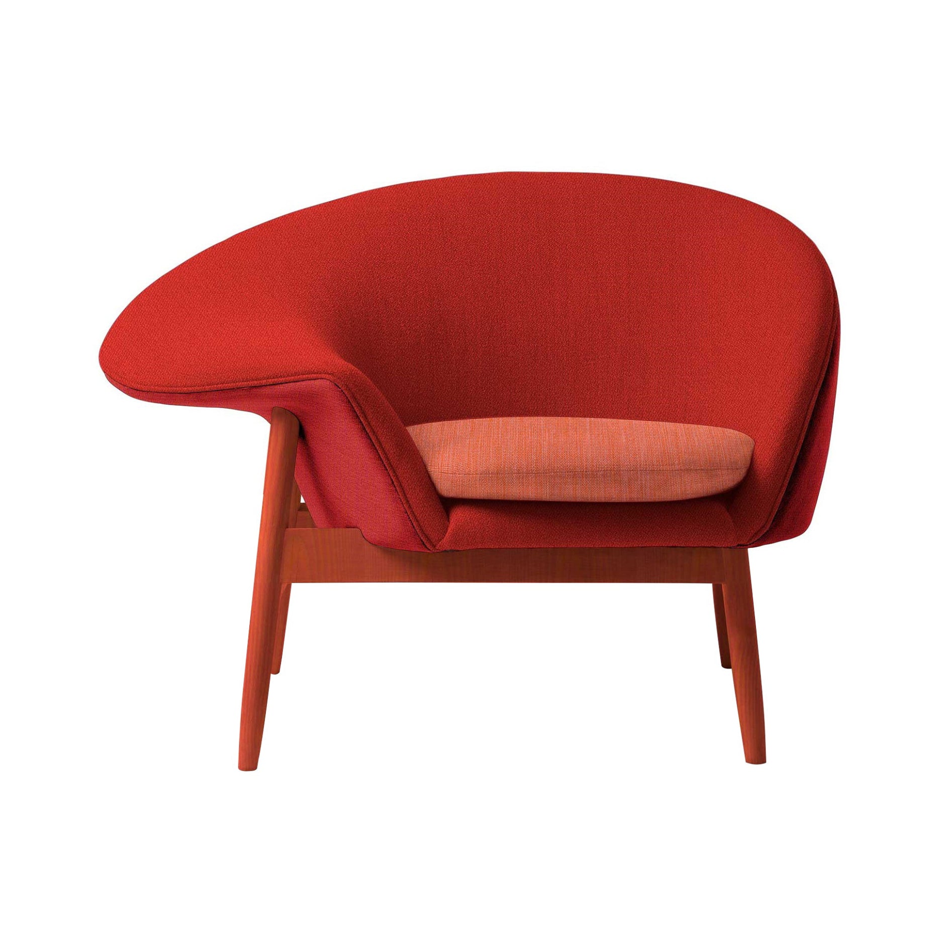 Fried Egg Lounge Chair: Color + Left + Red