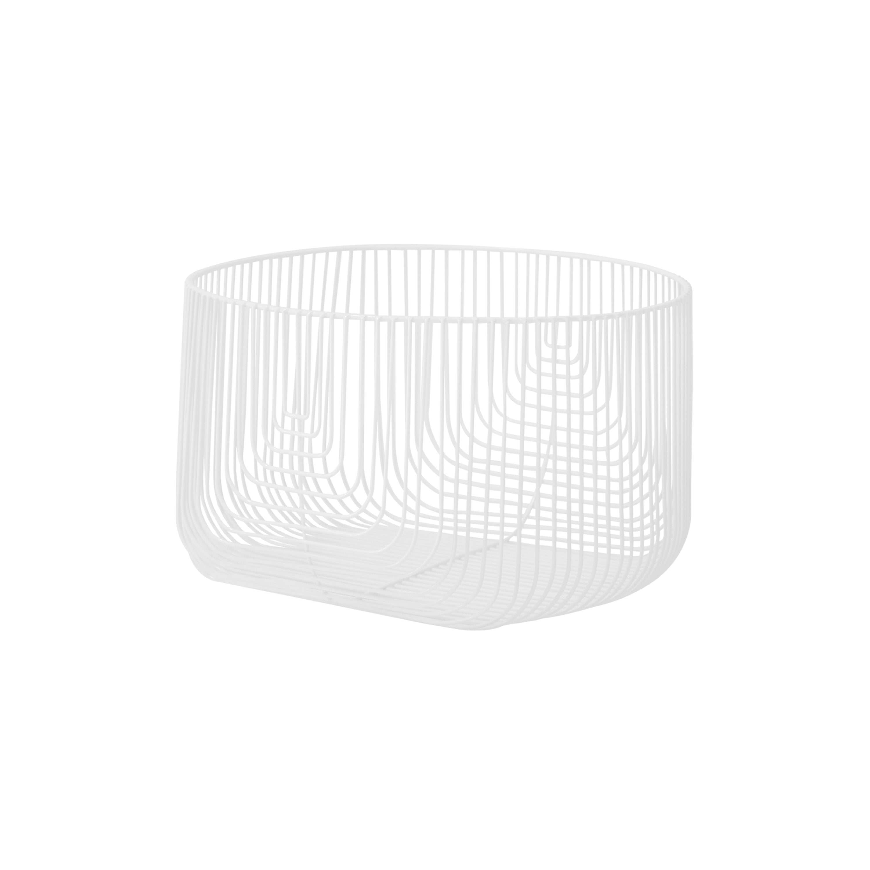 Bend Basket: White