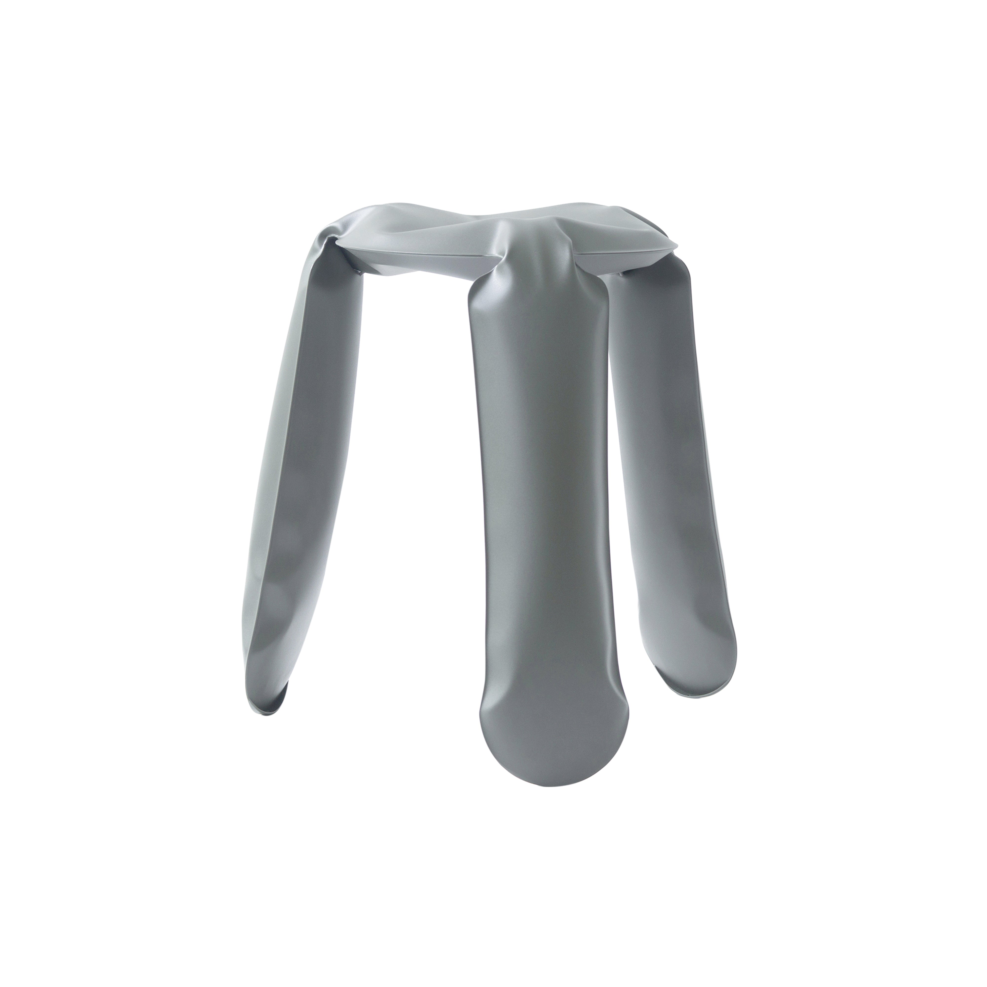 Plopp Stool Standard: Umbra Grey Aluminum