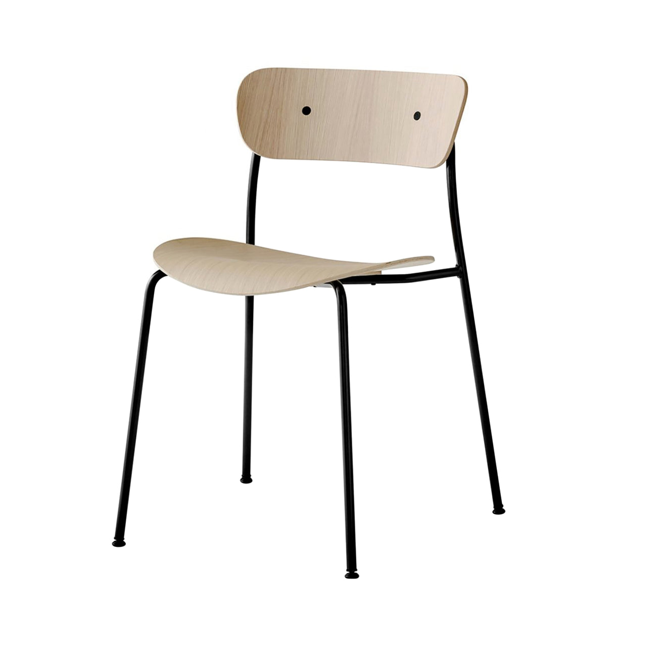 Pavilion Chair AV1: Oak + Black