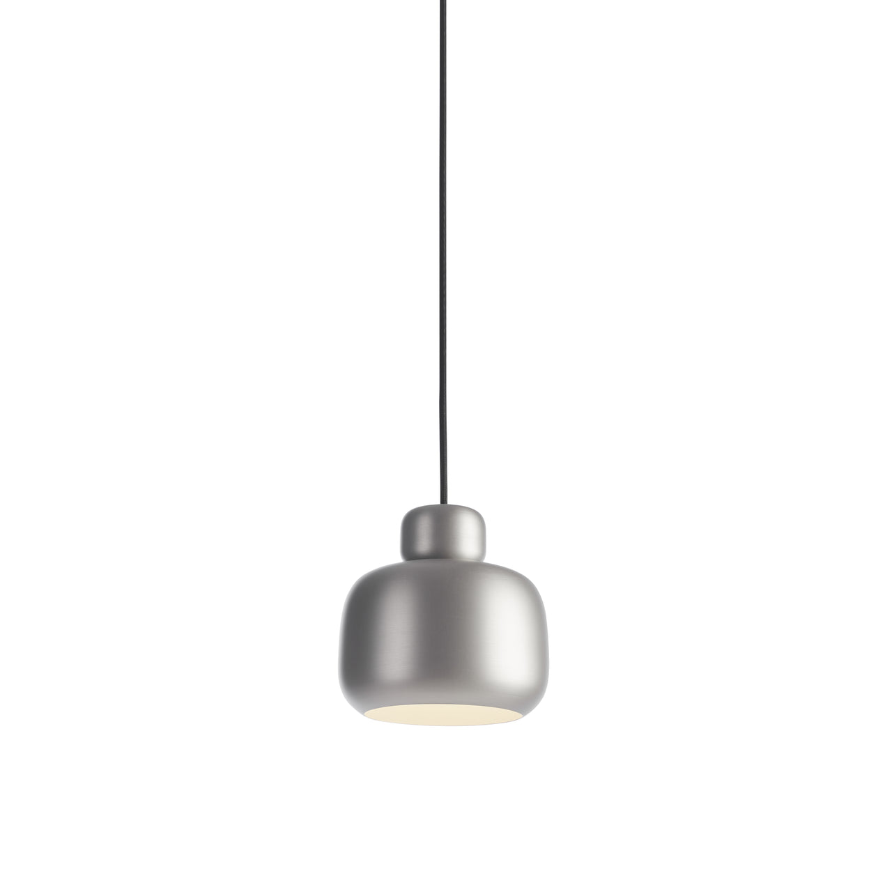 Stone Small Pendant Light: Satin