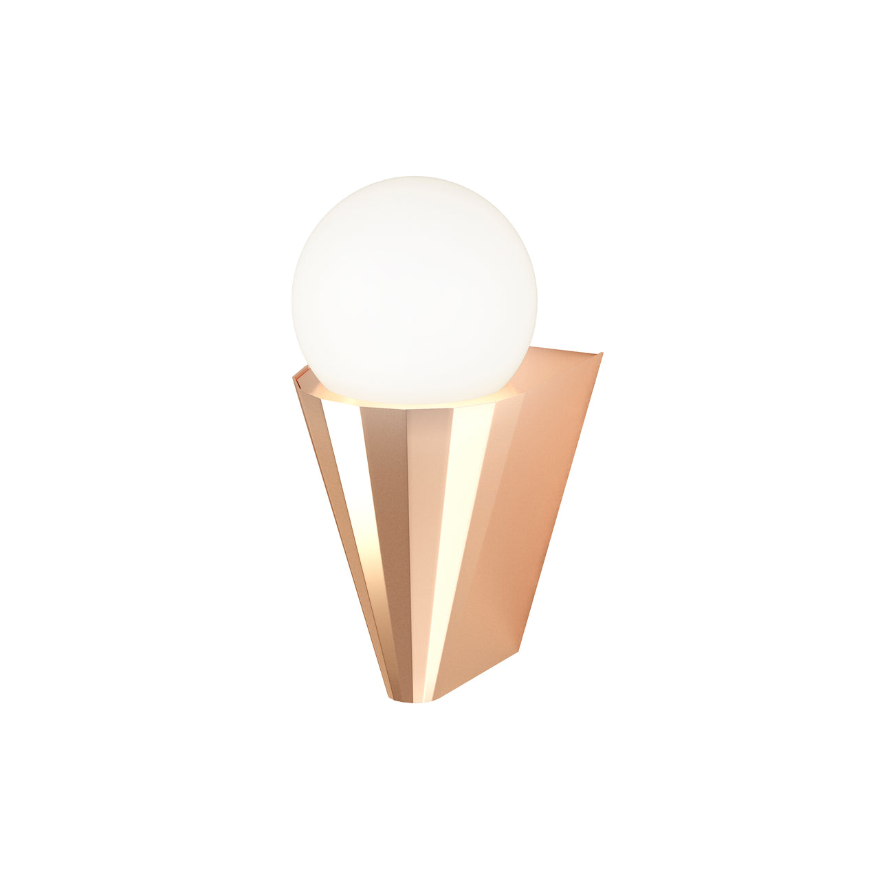 IP Cornet Wall Light: Polished  Copper