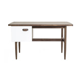 Risom Desk: Natural Walnut