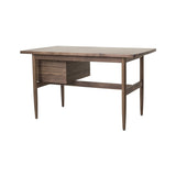 Risom Desk: Natural Walnut