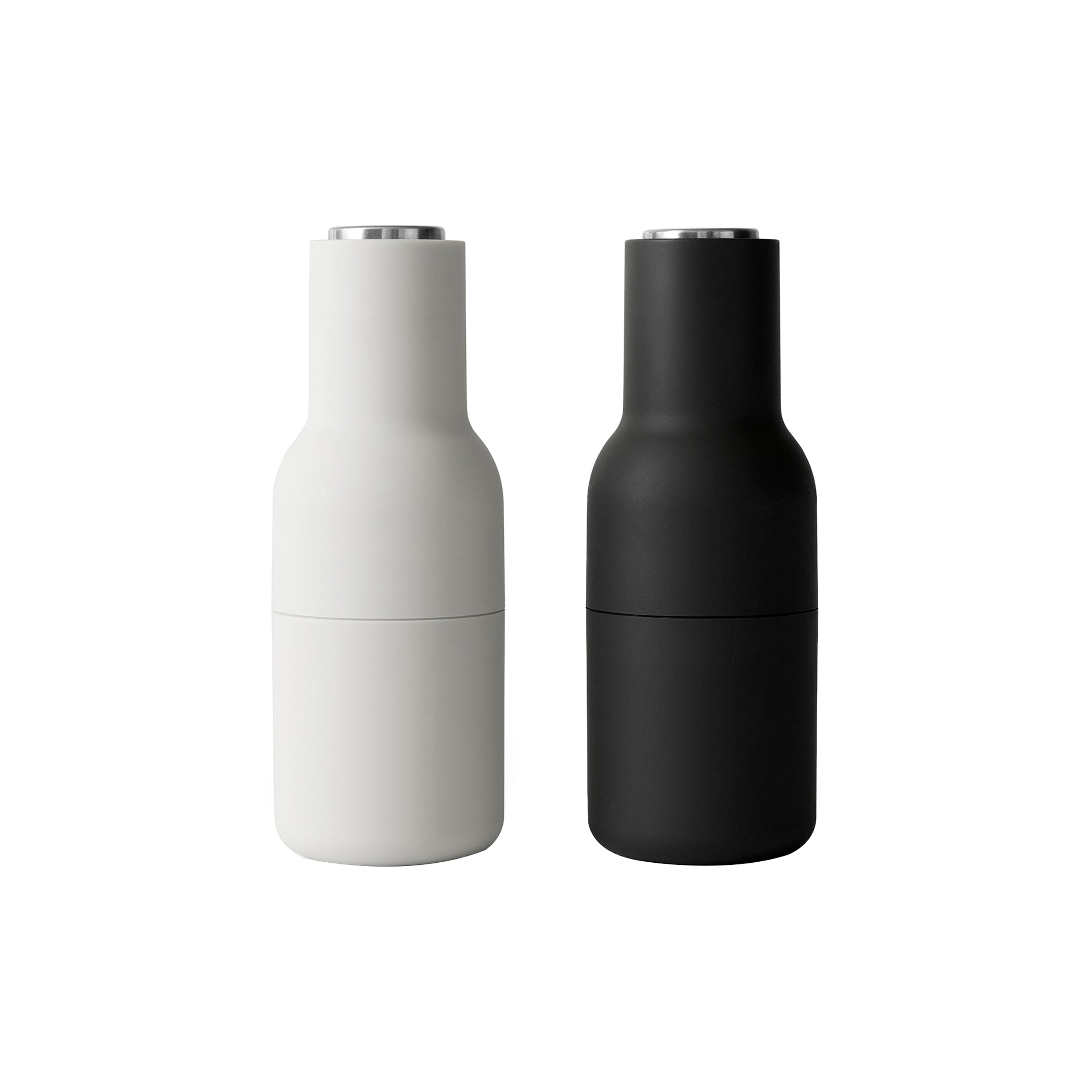 Bottle Grinders: Steel Lid + Set of 2