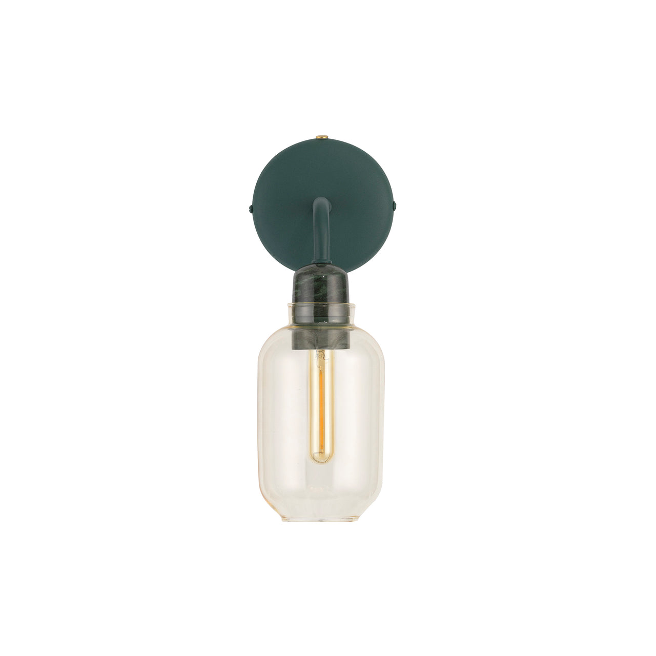 Amp Wall Lamp: Gold + Green