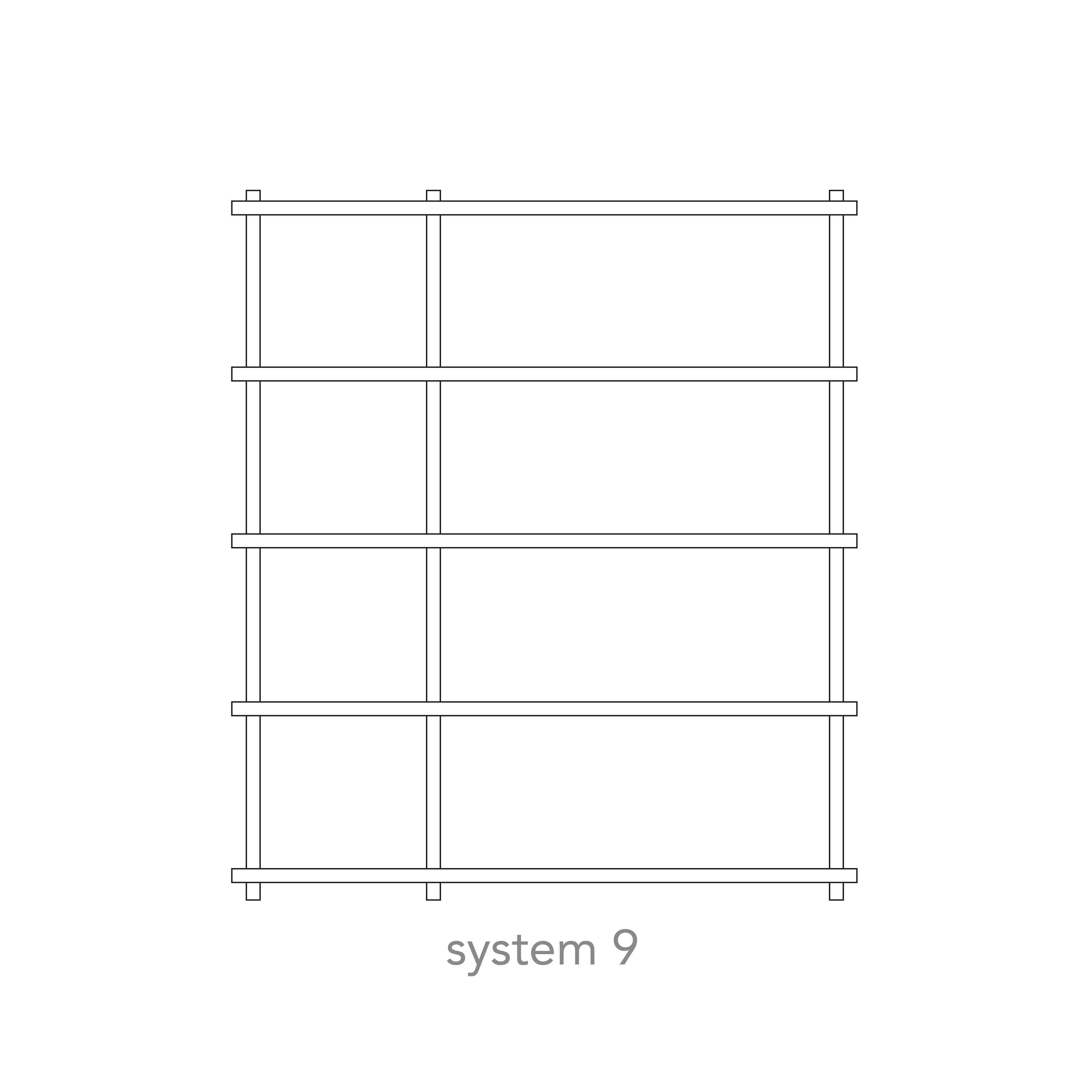 Elevate Shelving System Modular