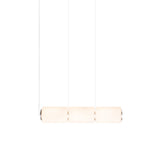 Column 175 Horizontal Pendant: 3 Units + Ivory