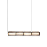 Column 175 Horizontal Pendant: 4 Units + Carbon