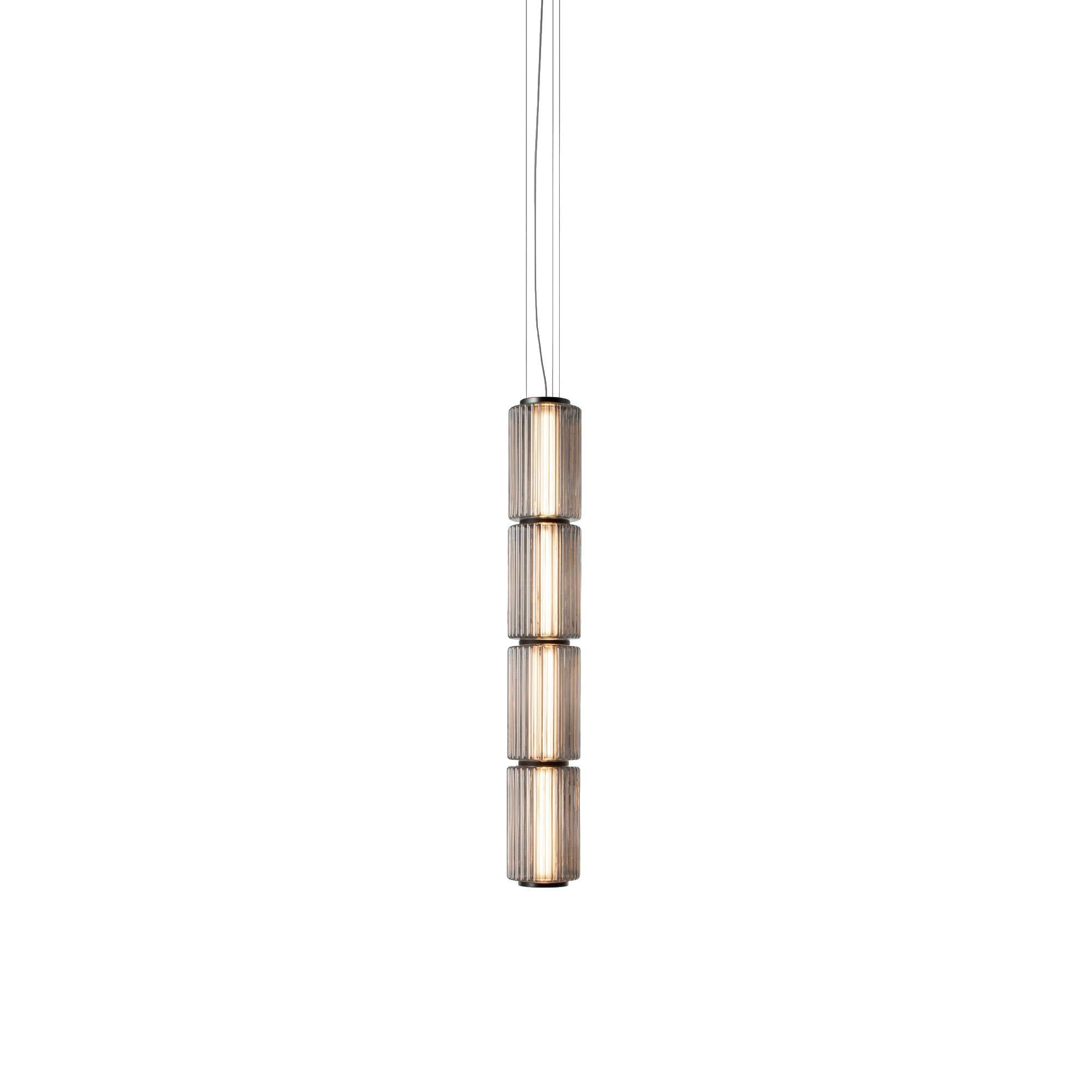 Column 175 Vertical Pendant: 4 Units + Carbon