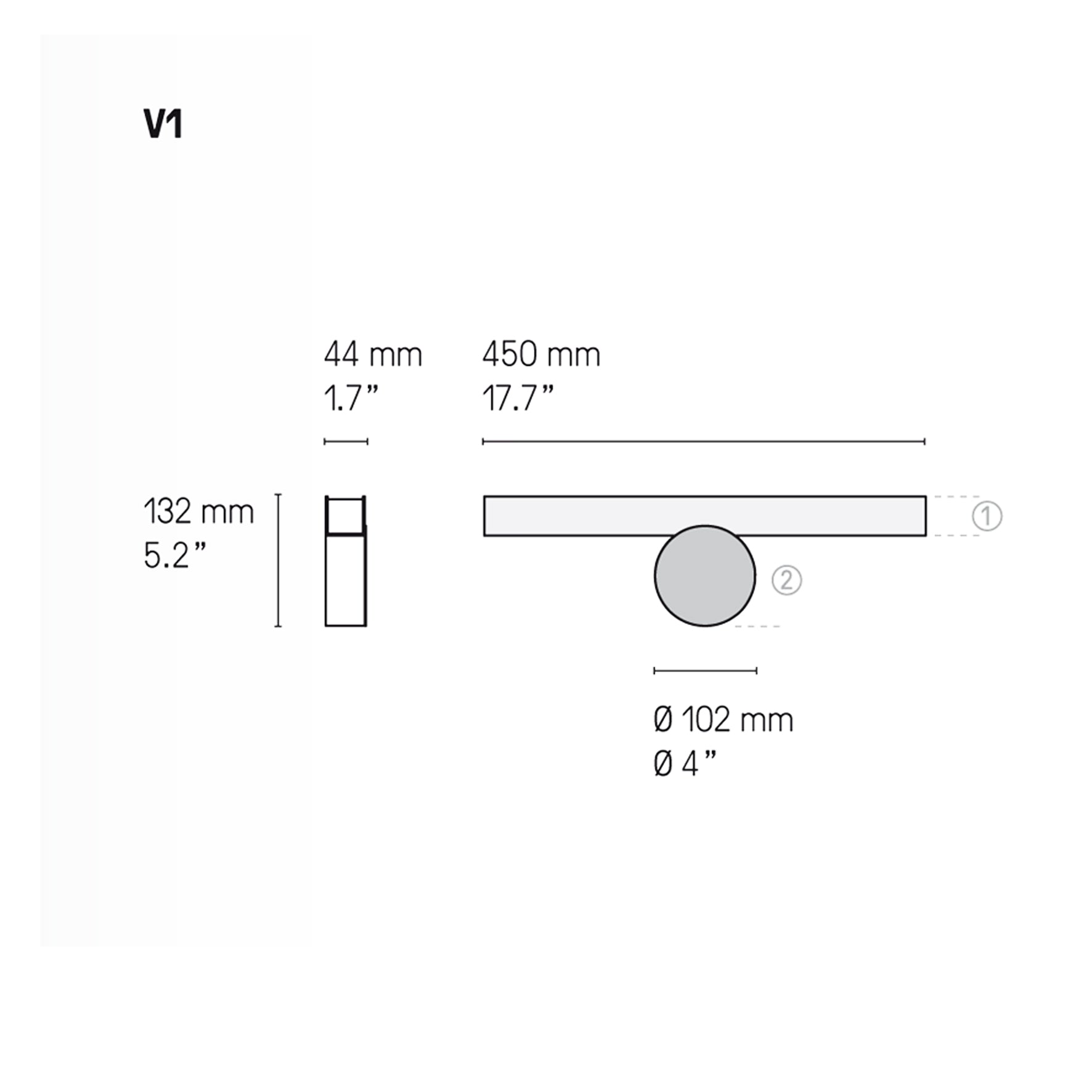 Calé(e) Wall Light: Version 1