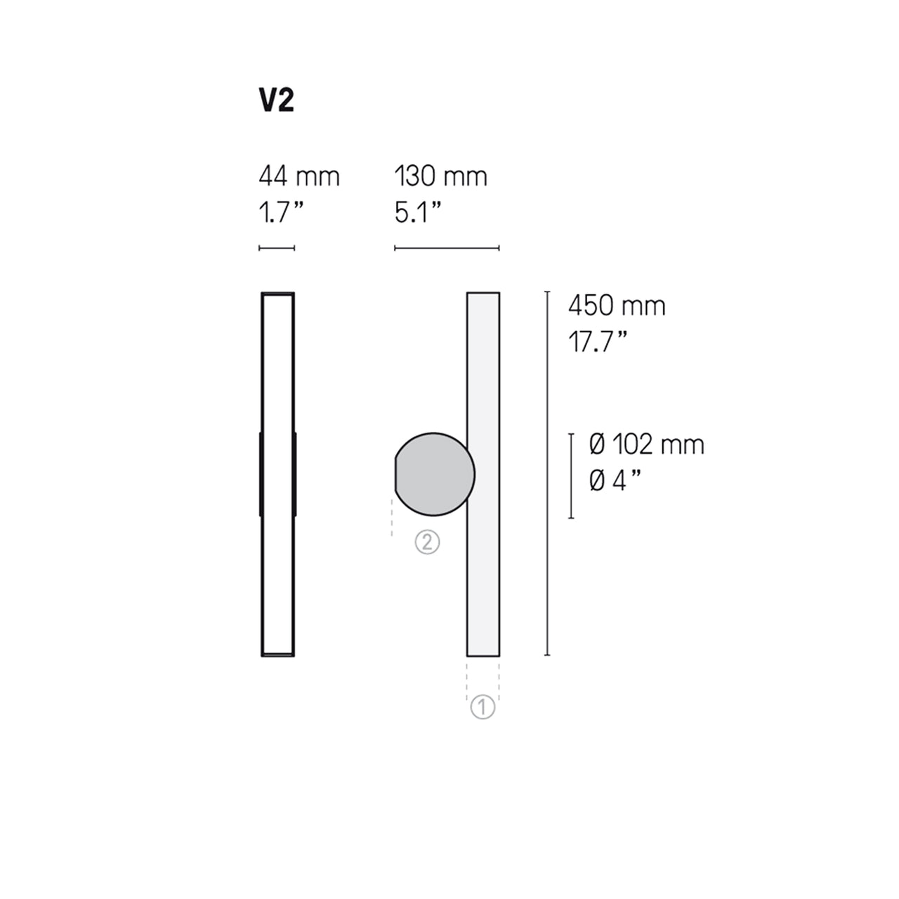 Calé(e) Wall Light: Version 2